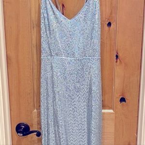 Gorgeous baby blue formal dress
